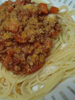 我が家のミートソーススパゲッティ-レシピのメイン写真