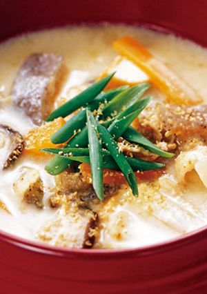 免疫力アップ！！日本山人参入り粕汁♪-レシピのメイン写真