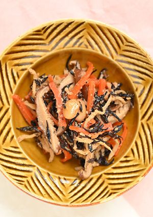 フレイル予防☆ひじきと大豆の ミルク煮-レシピのメイン写真