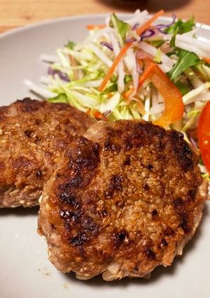 きな粉IN豆腐ハンバーグ-レシピのメイン写真