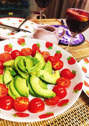綺麗★アボカドとプチトマトの薔薇サラダ-レシピのメイン写真