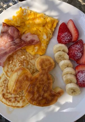 粉から作る簡単パンケーキ-レシピのメイン写真