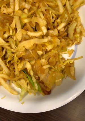 キャベツと玉ねぎのカレー炒め-レシピのメイン写真