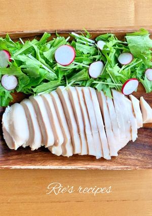 娘達大絶賛♡レンジで簡単♡サラダチキン♡-レシピのメイン写真