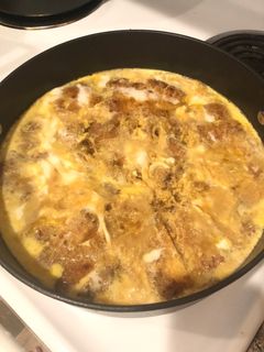 麺つゆ de 簡単 家族のかつ煮 かつ丼-レシピのメイン写真