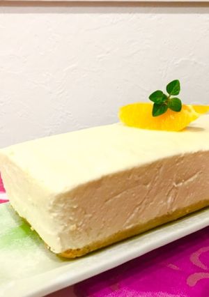 シークワーサーのレアーチーズケーキ-レシピのメイン写真