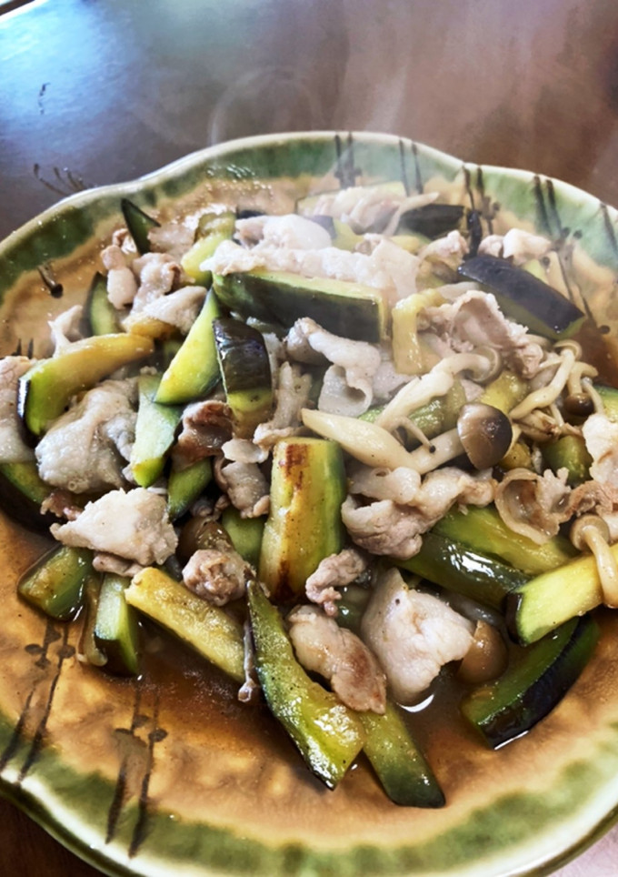 水なすとしめじの炒め物-レシピのメイン写真