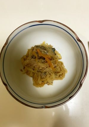 切り干し大根とサバ缶の煮物（パナ電圧鍋）-レシピのメイン写真