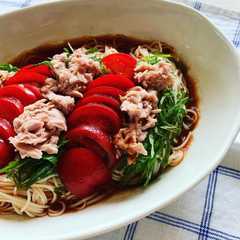 รูปของ ぶっかけトマト素麺つゆ