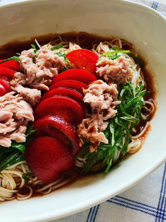 ぶっかけトマト素麺つゆ-レシピのメイン写真