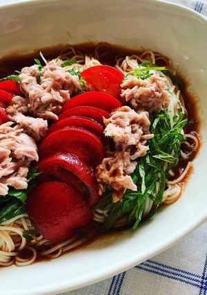 ぶっかけトマト素麺つゆ-レシピのメイン写真