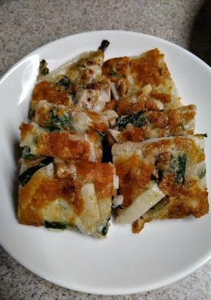 たけのこ納豆チヂミ-レシピのメイン写真