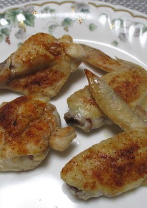 おひとりさまの鶏手羽を焼くだけおつまみ-レシピのメイン写真