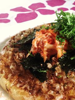 小麦粉不要!ふわふわ簡単お好み焼き風-レシピのメイン写真