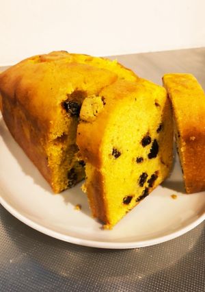 カボチャとレーズンのパウンドケーキ-レシピのメイン写真