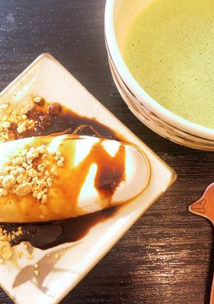 妊娠中のむくみ予防♡お豆腐の黒蜜きなこ-レシピのメイン写真