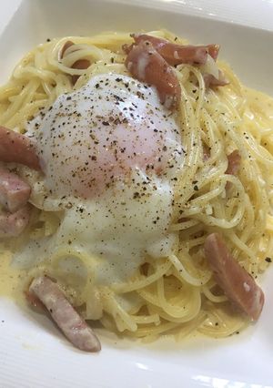 家にある材料で簡単✧濃厚カルボナーラ-レシピのメイン写真