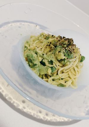 具や生クリームなしで満足！アボカドパスタ-レシピのメイン写真