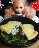 リカちゃん♡鶏とひじきとおからの巾着煮