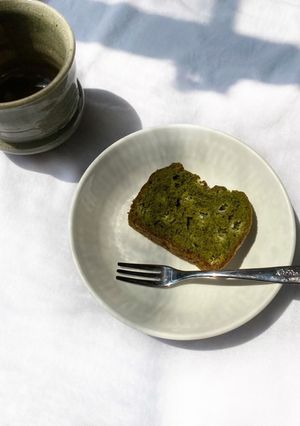 抹茶とホワイトチョコのパウンドケーキ-レシピのメイン写真