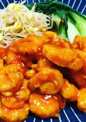 我が家の一度揚げエビチリ-レシピのメイン写真