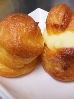 びっくり!モチモチ♪もこ風シュークリーム-レシピのメイン写真