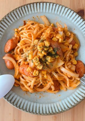 簡単♪ナポリタンうどん-レシピのメイン写真