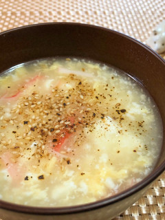 適当でOK☆卵と豆腐のとろとろスープ-レシピのメイン写真