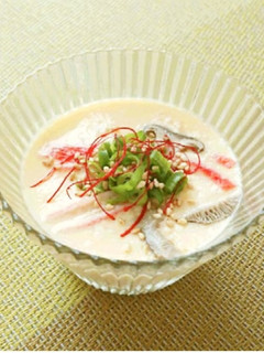 鶏軟骨とチーズの冷製茶碗蒸し-レシピのメイン写真