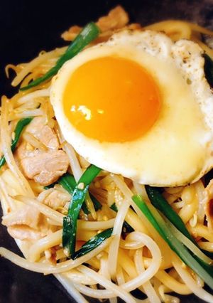 簡単♪上海風 焼うどん！-レシピのメイン写真