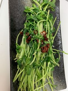 簡単2分 豆苗のにんにく炒め-レシピのメイン写真