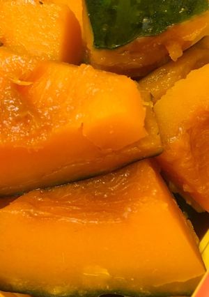 レンジで簡単！かぼちゃの煮物-レシピのメイン写真