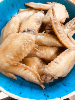 簡単手羽のサッと煮○完成後TKG作るよ-レシピのメイン写真