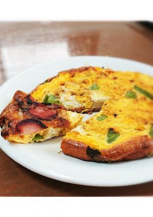 たけのこと春野菜のスパニッシュオムレツ-レシピのメイン写真