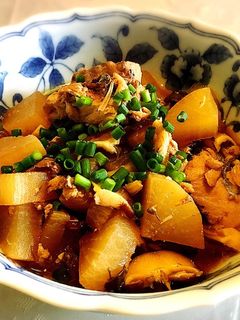 味染み♡サバ缶と大根の生姜煮〜鯖大根〜-レシピのメイン写真