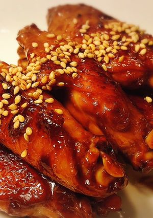 手羽中のポン酢照り焼き〜漬けて焼くだけ〜-レシピのメイン写真