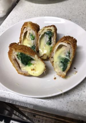 豚肉のチーズとほうれん草のロール揚げ-レシピのメイン写真