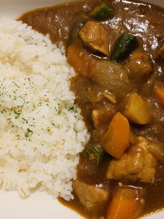 フライドオニオンを入れたジャワカレー!-レシピのメイン写真