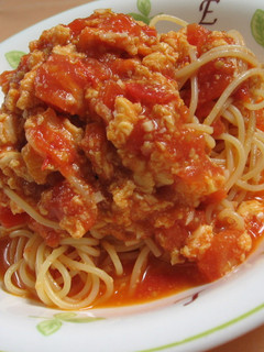 トマトと卵の冷製パスタ-レシピのメイン写真