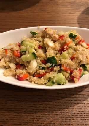 大人気超簡単炊飯器キヌアサラダコストコ風-レシピのメイン写真
