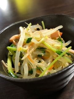 もやしと豆苗の中華風春雨サラダ-レシピのメイン写真