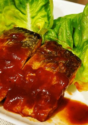 フライパンだけ♪さばのバーベキューソース-レシピのメイン写真