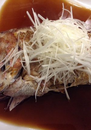 本格!鯛の姿蒸し/ヘルシオ蒸し/清蒸魚-レシピのメイン写真