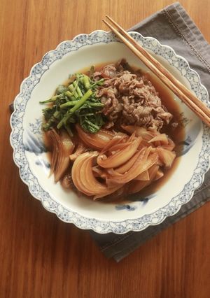 新玉すき煮-レシピのメイン写真