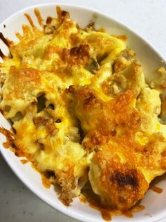 ハナビラタケとじゃがいものマヨネーズ焼き-レシピのメイン写真