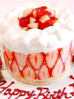 クリアファイルで簡単いちごショートケーキ-レシピのメイン写真