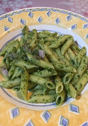 ワイルドガーリックペストのパスタ-レシピのメイン写真
