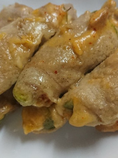 火を使わない☆豚肉ピーマンキムチーズ巻き-レシピのメイン写真