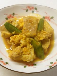 高野豆腐の卵とじ-レシピのメイン写真