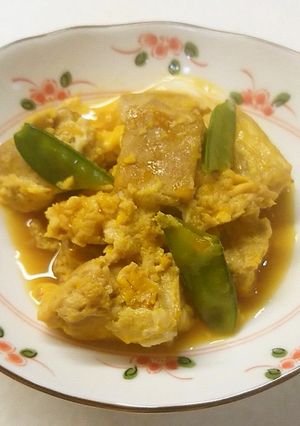 高野豆腐の卵とじ-レシピのメイン写真